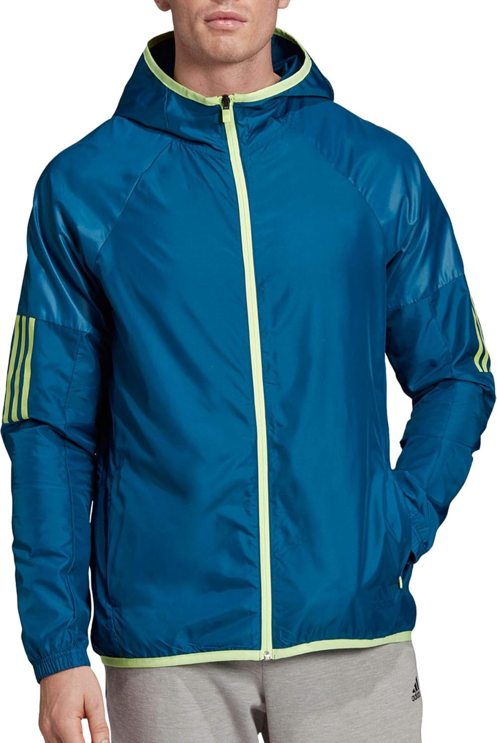 adidas Men's Windbreaker Jacket, XXL, Legend Marine Bangladesh Ubuy