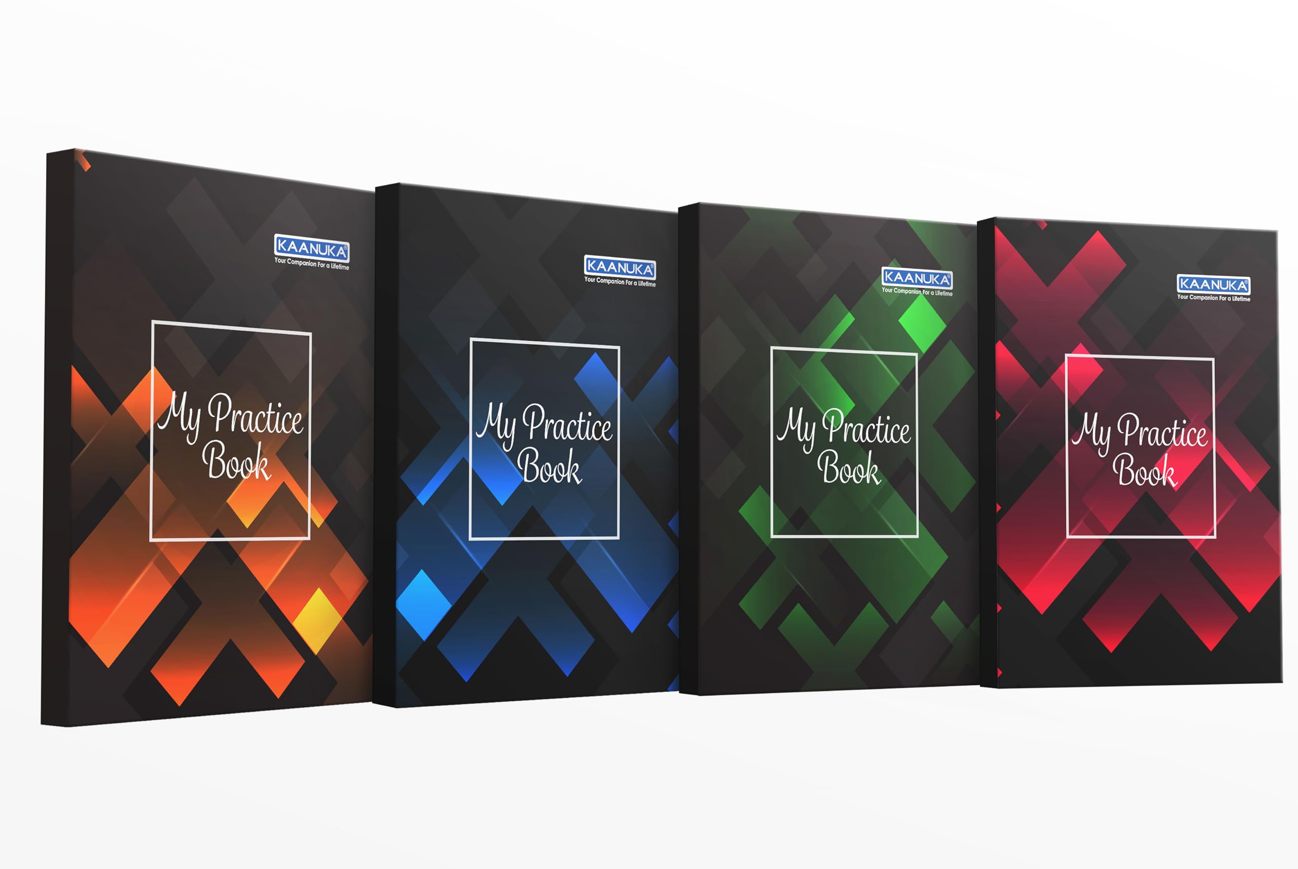 KAANUKA Unruled Long Practice Book Regular Semi Rough Notebook (192 Pages)(275 mm X 190 mm)(Sets Of 4)