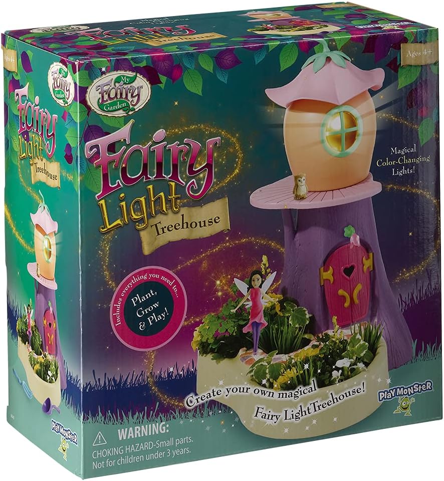 โ Light Treehouse โ Color-Changing Light That Moves! โ Plant and Grow Your Own Magical Garden โ Ages 4+
