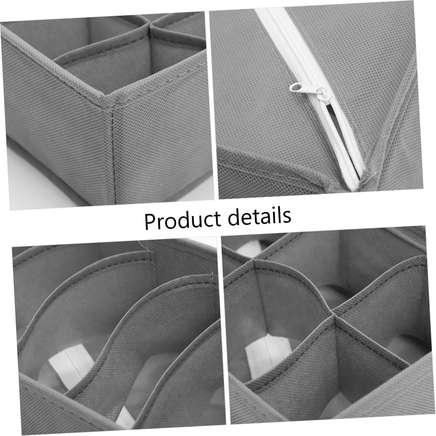 BESTYASH 4pezzi Organizer per Biancheria Intima e Calzini Scatole Portaoggetti Pieghevoli per Armadietti e Contenitori Minimalisti per Piccoli Oggetti