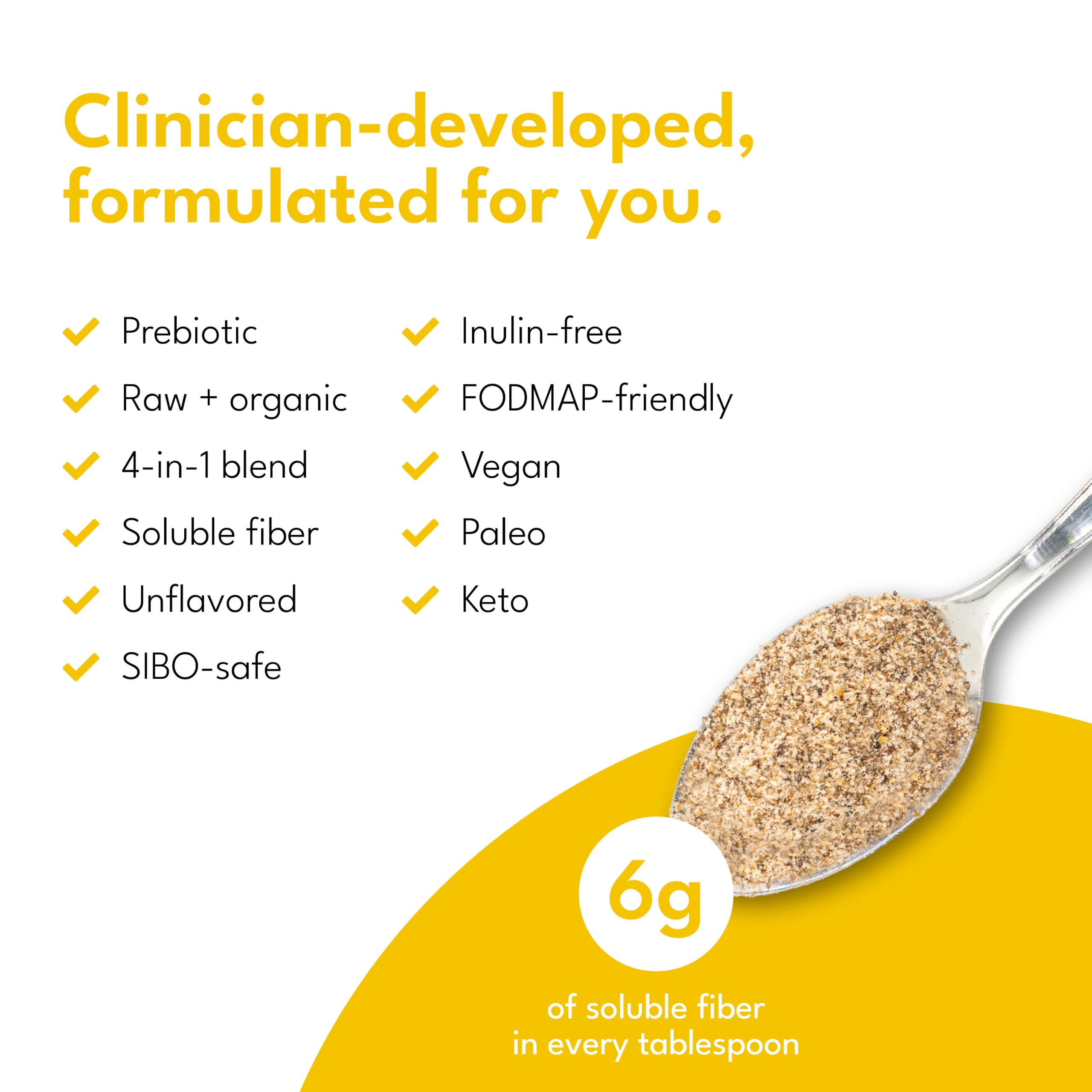 Firm Up Organic Soluble Fiber Supplement for Diarrhea Relief — Amazon image 4