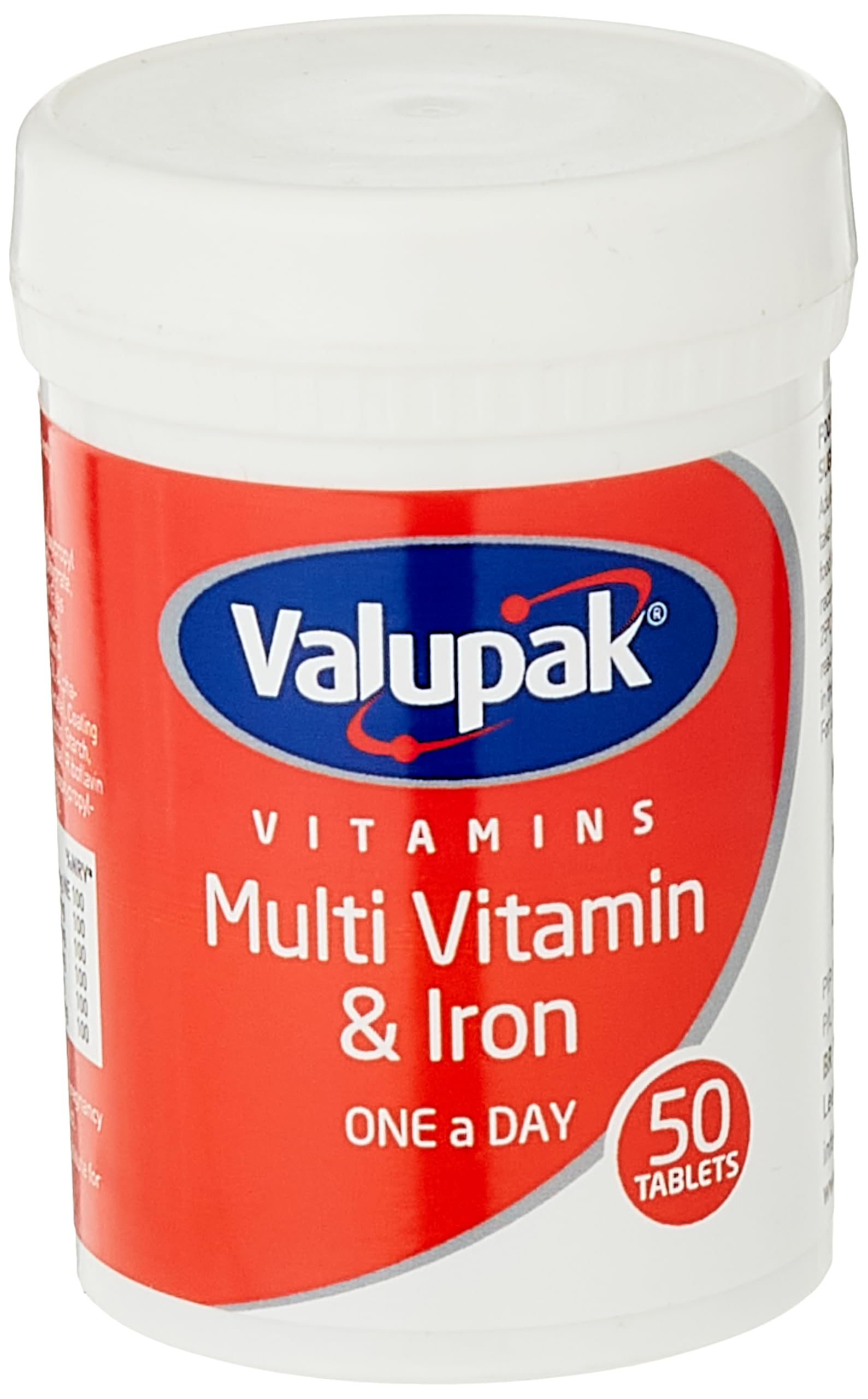Multivitamin And Iron Dietary Supplement - 50 Tablets