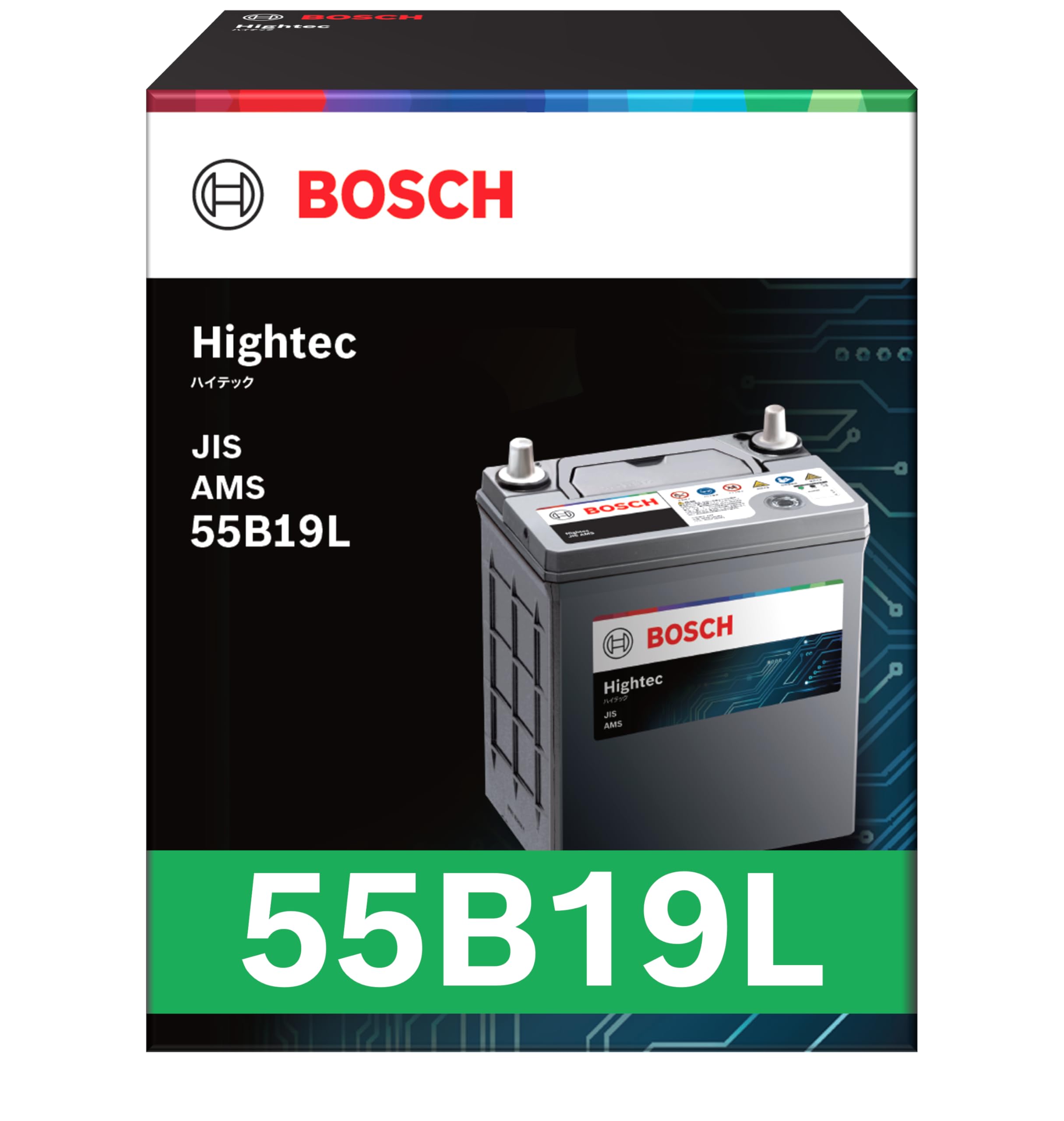 Amazon.co.jp: BOSCH (ボッシュ) 国産車バッテリー HT-55B19L Hightec