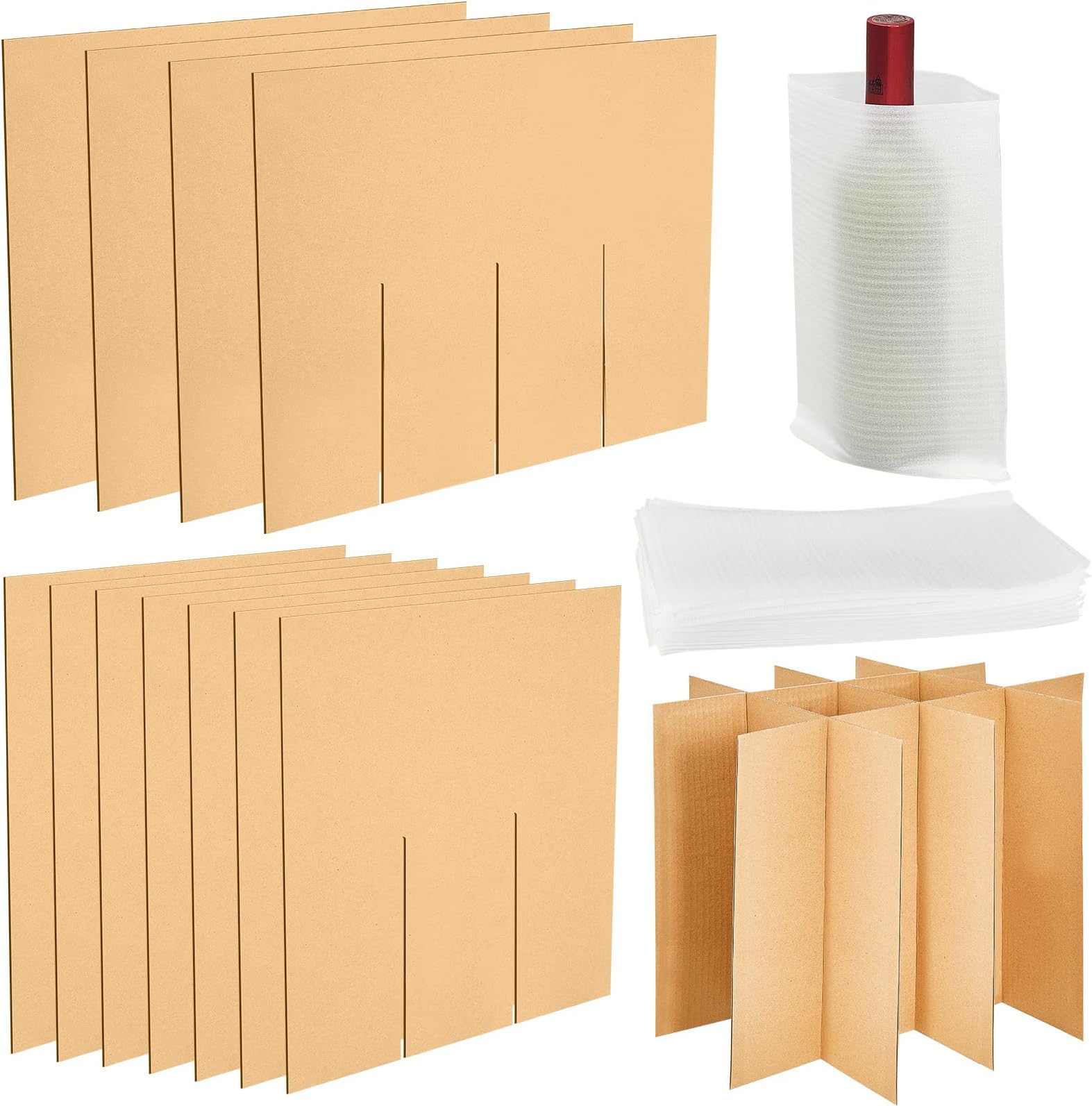 4 Sets Dish Packing Kit, Glass Divider Kits for Moving