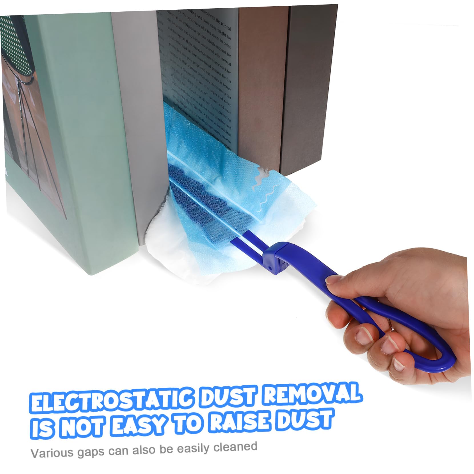 PartyKindom 3juegos Duster Electrostático con Recambios para Limpieza De Muebles Ventanas Sofás y Coches Compacto y Fácil De Usar