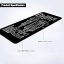 Darkbuck F1 Car Large Extended Mouse Pad Laptop Desktop PC Gaming Long Mousepads Rubber Base with- Anti Skid (595MM x 290MM x 3MM) F1 Car gallery image