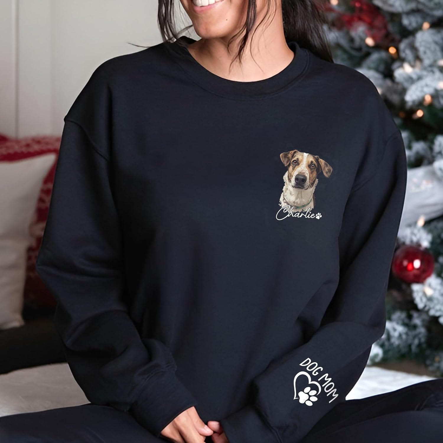 CHIARA CONTI11 Custom Hoodies Design Your Own, Portrait Custom Photo, Customized Gifts For Men, Mama Sweatshirts For Women - Image 6