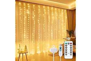 Minetom Curtain Lights: Radiant Ambiance for Cozy Bedrooms