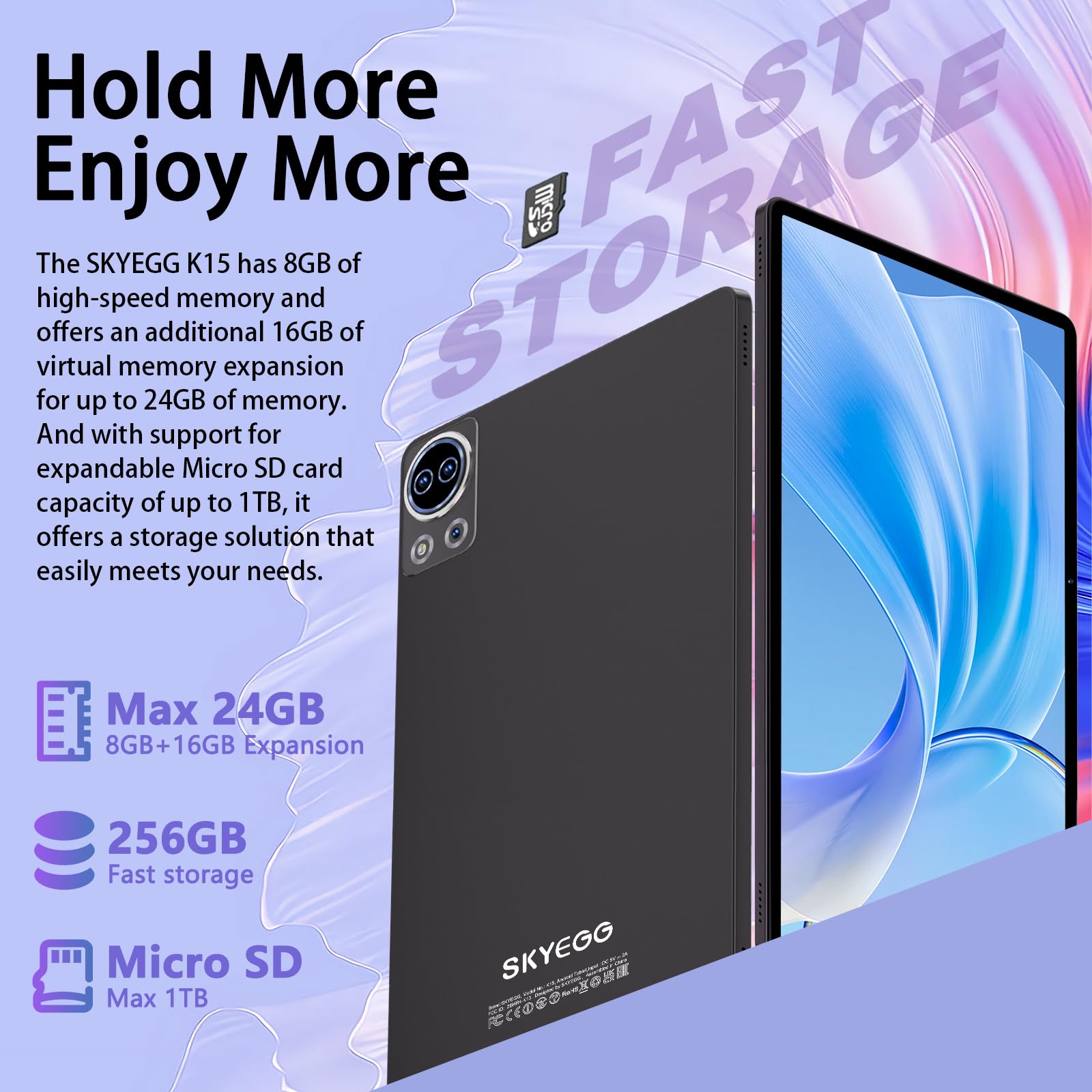 Tableta Android 14 de 11 pulgadas, 24GB+256GB+1TB Expand, Widevine L1 compatible 8-Core Tablet PC con WiFi 5G, batería grande de 8000mAh, cámara de 13MP, pantalla táctil IPS HD de 11 pulgadas, 4