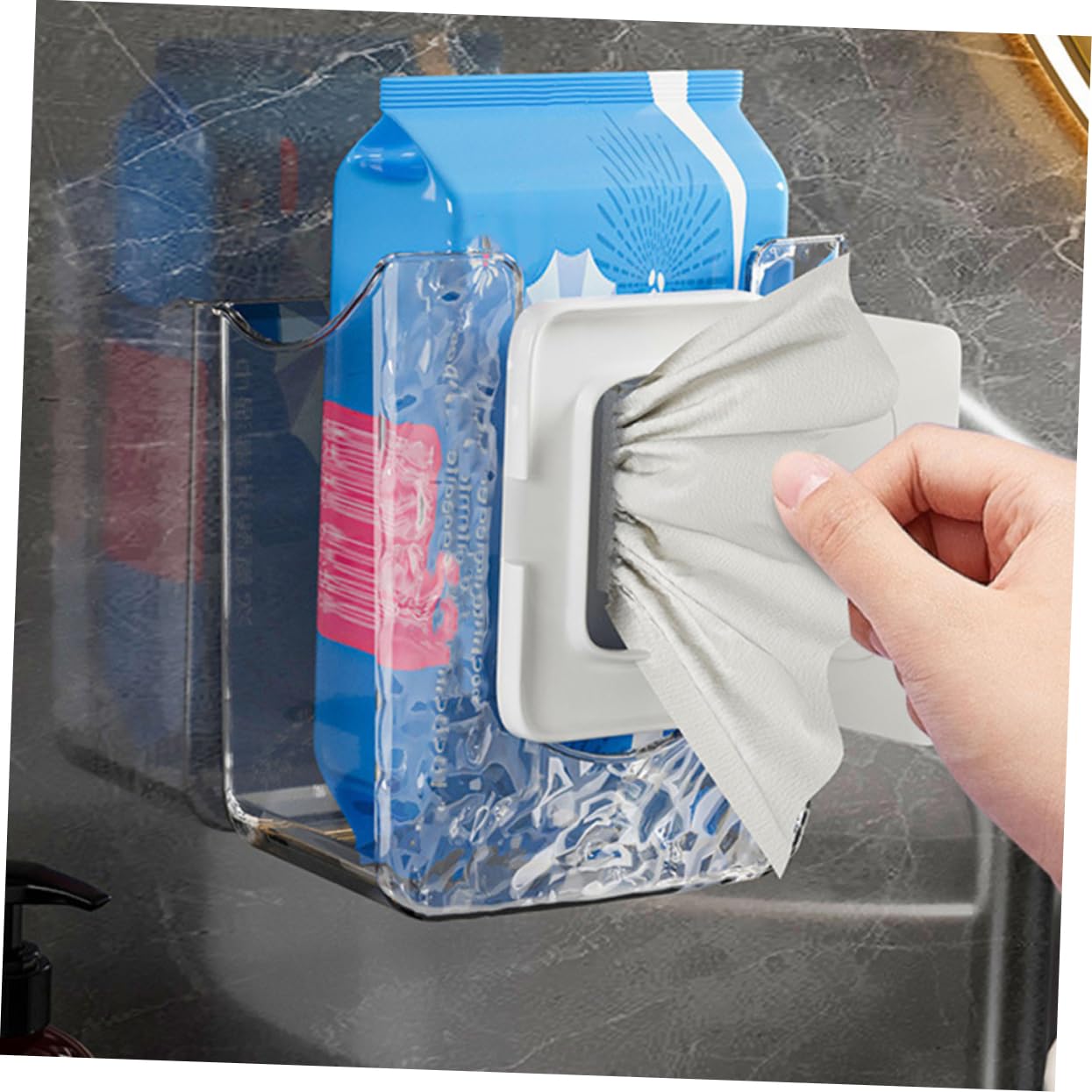 IMIKEYA 8 STK Taschentuchbox für die Wand Halter für Badezimmertücher Handschuhhalter für Wandhalterung papierhandtuchhalter badzubehör Küchenrollenhalter Wischtuchspender für Badezimmer