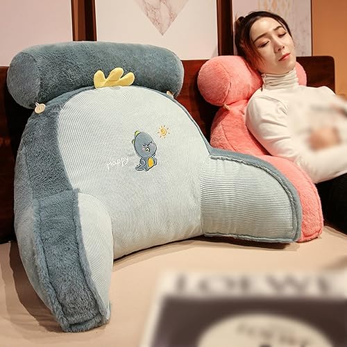 Miniatura 3 de Almohada de lectura y almohada de TV para sentarse  Lindo soporte de espalda con brazos de dibujos animados  Cojín de apoyo de posicionamiento para