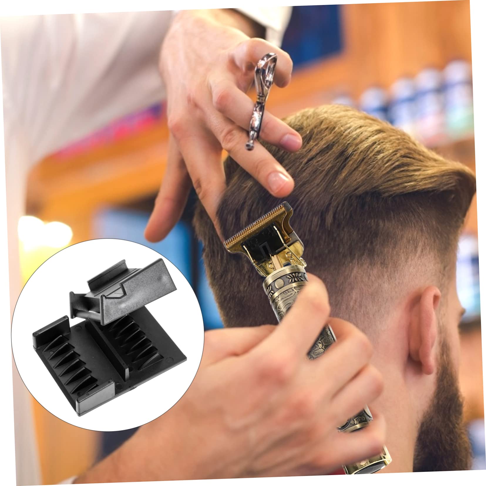 SHERCHPRY Comb Guard for Salon Durable Plastic Guide Comb Professional Hair Clipper Attachment Tool for Barbers Stylists Washable for Home Use and present