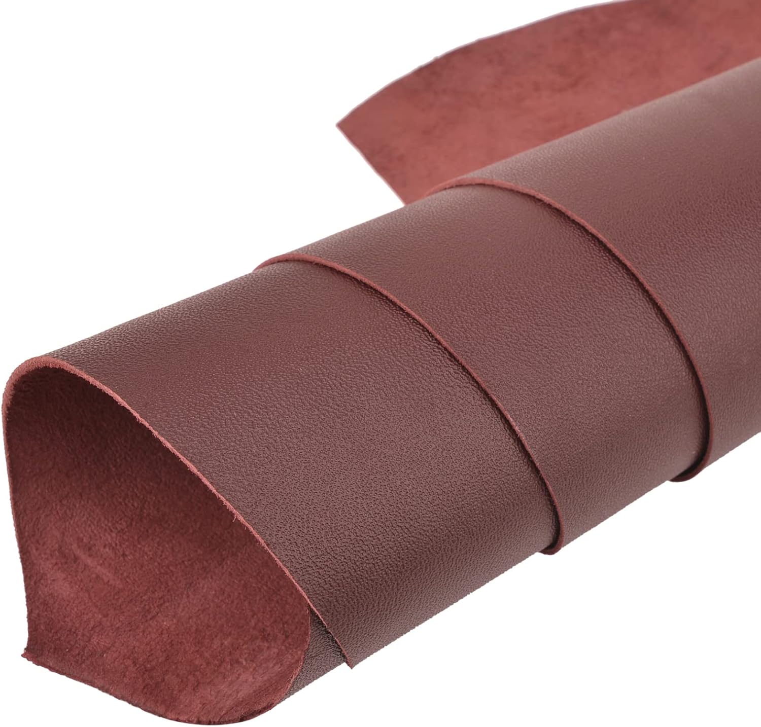 Genuine Sheepskin for Sewing, Lambskin Leather Sheets for Crafting, Sewing (Purple, 18×24 inch)