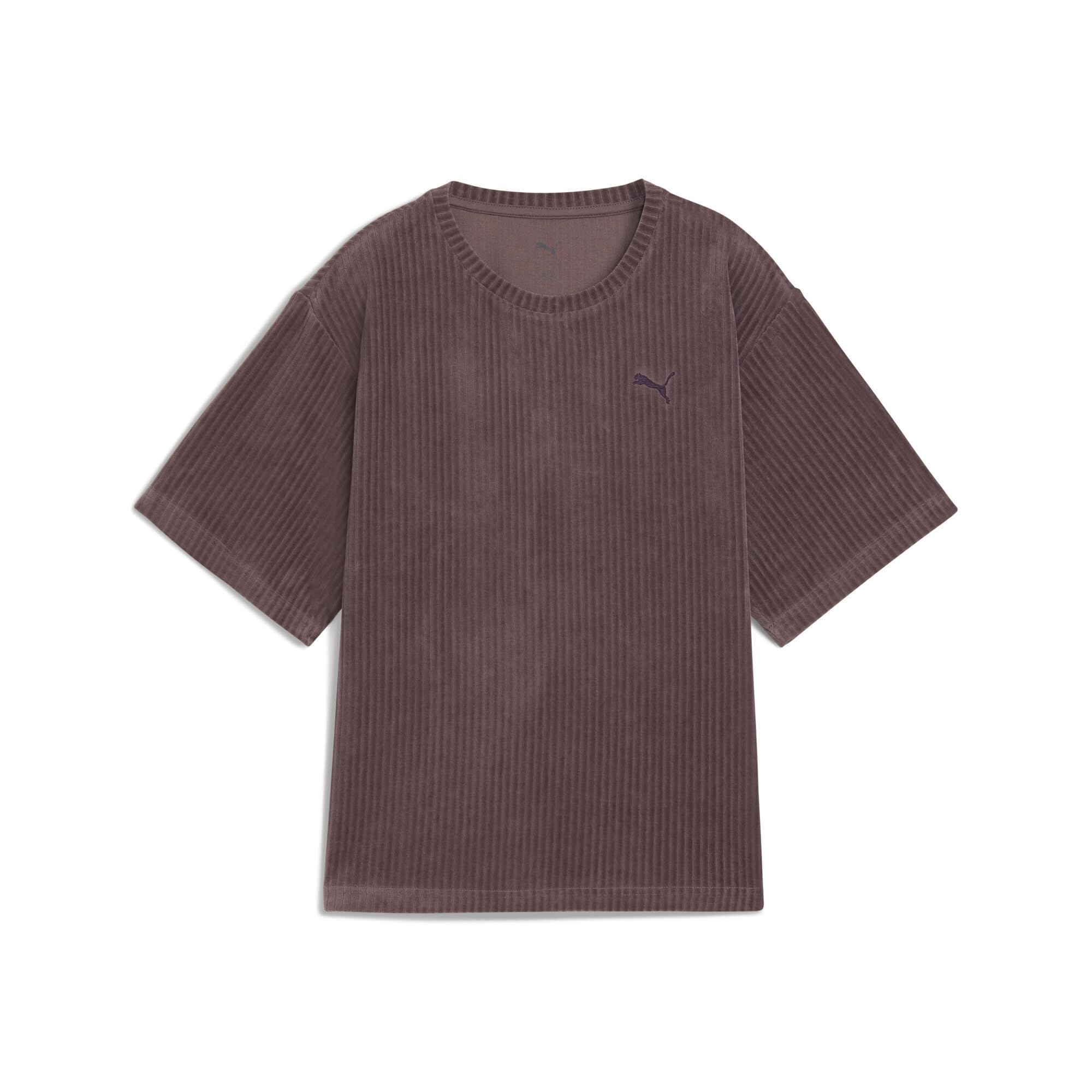 PUMA Unisex ESS Elevated Relaxed Velour Rib Tee Tees (1er Pack)
