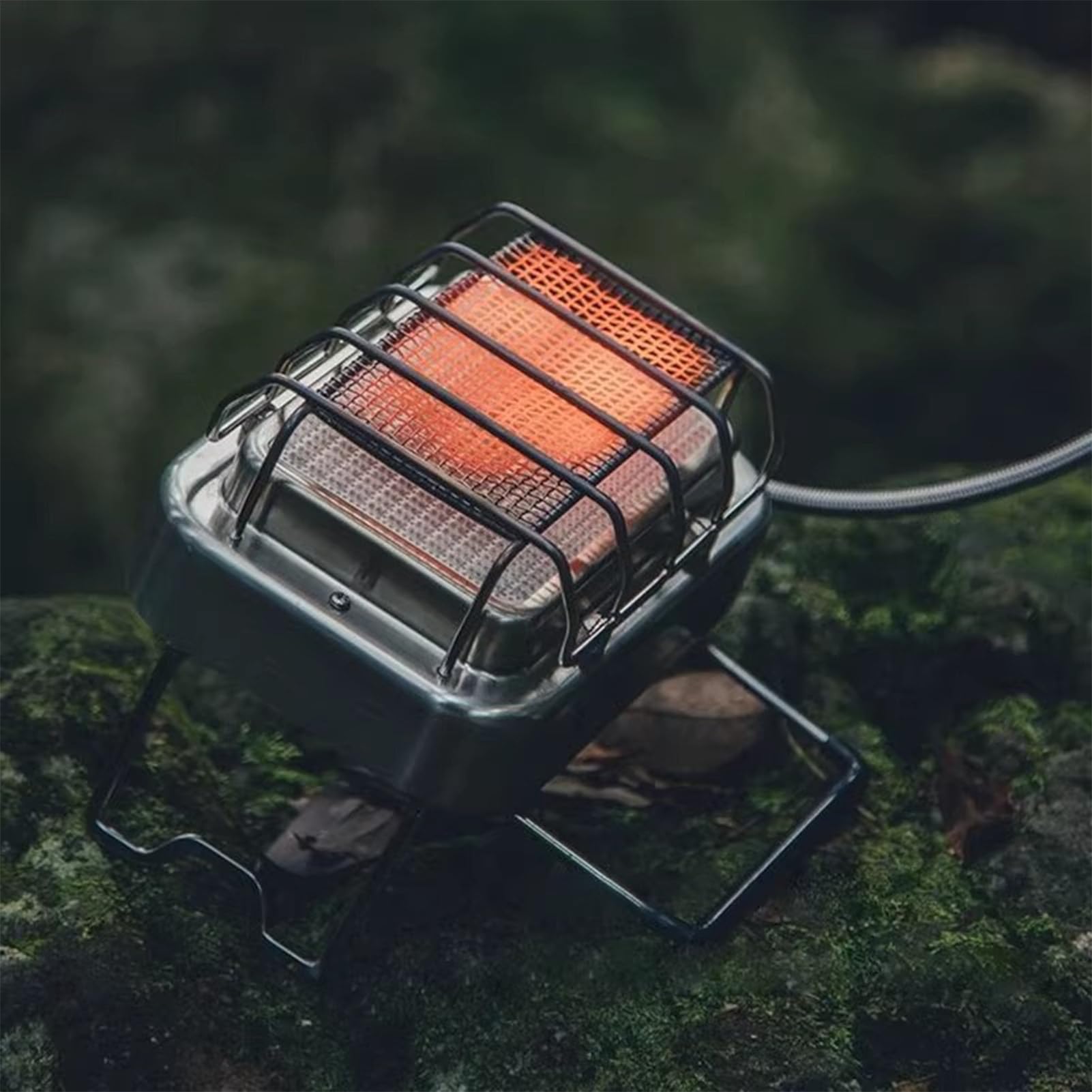 Heizgerät für Zelte und Camping 2-in-1 Edelstahl Kochherd