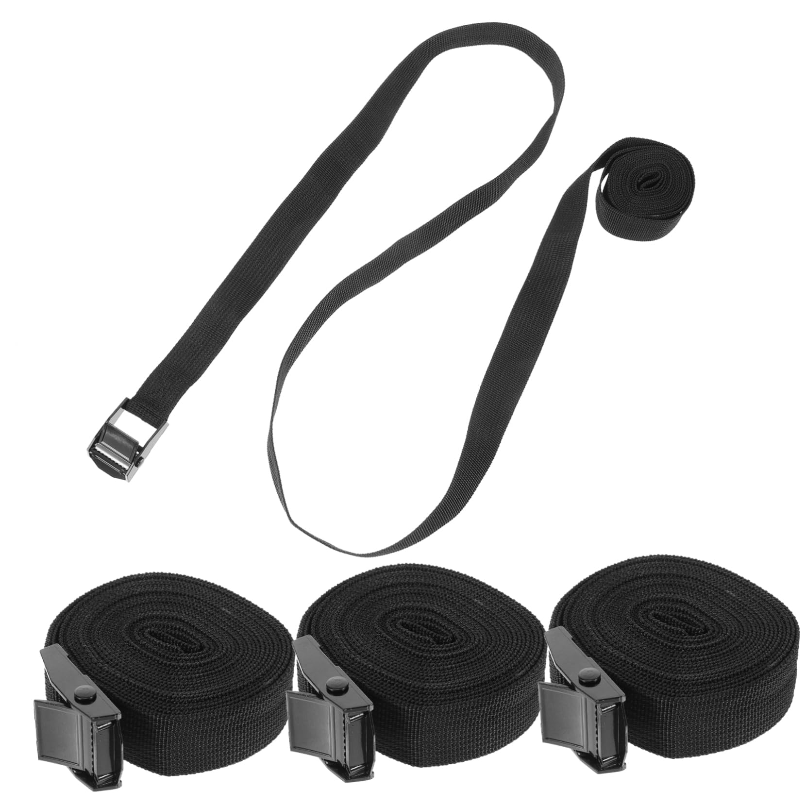 Gogogmee Surfboard Kayak Straps 4pcs Tie Down Straps Zinc Alloy Buckle Heavy Duty Straps for Roof Racks