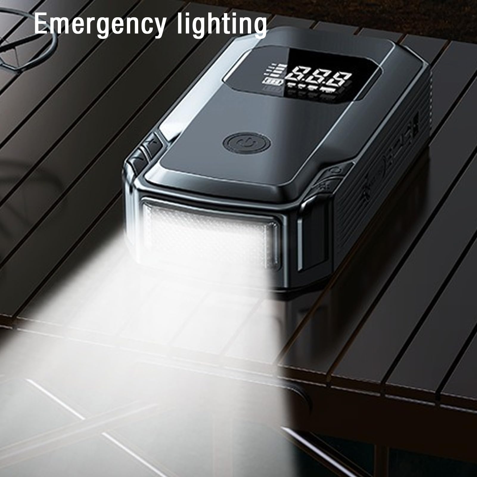 FLEXMAN Avviatore di Emergenza Portatile per Auto, Avviatore di Emergenza Multifunzionale da 12 V, Batteria Booster Pack da 90 W 150 PSI per Attività All'Aperto Ed Emergenze