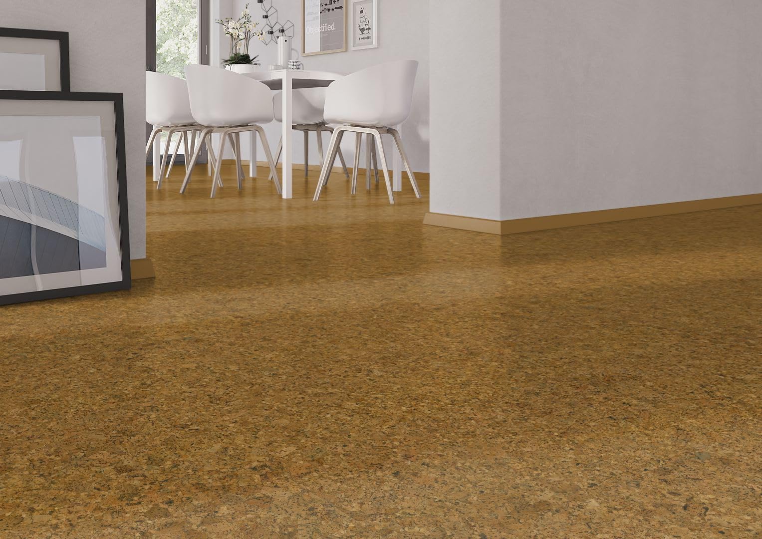 Trecor Korkboden EVORA CLIPEX Klicksystem 1 m² 10 mm Keramiklack Warmwasser Fußbodenheizung