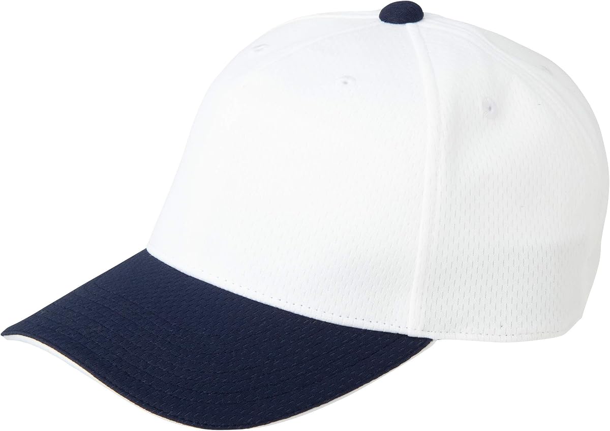 ASICS 3123A442 Gorra de béisbol, Cuadrada Redonda, Seis Lados, Tallas Junior, Gold Stage