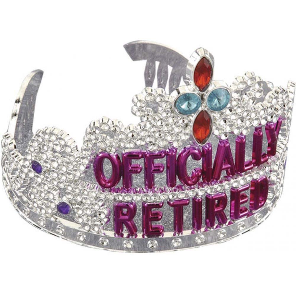 Rubies Adult Forum Novelties Officially Retired Retirement Tiara Party Supplies, As Shown, One Size US