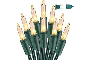 BrizLabs 300 Clear White Outdoor Christmas Lights