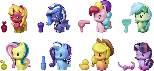 Miniatura 3 de My Little Pony Toy Cutie Mark Crew Confeti Party Countdown Coleccionable, paquete de 8 con 14 sorpresas