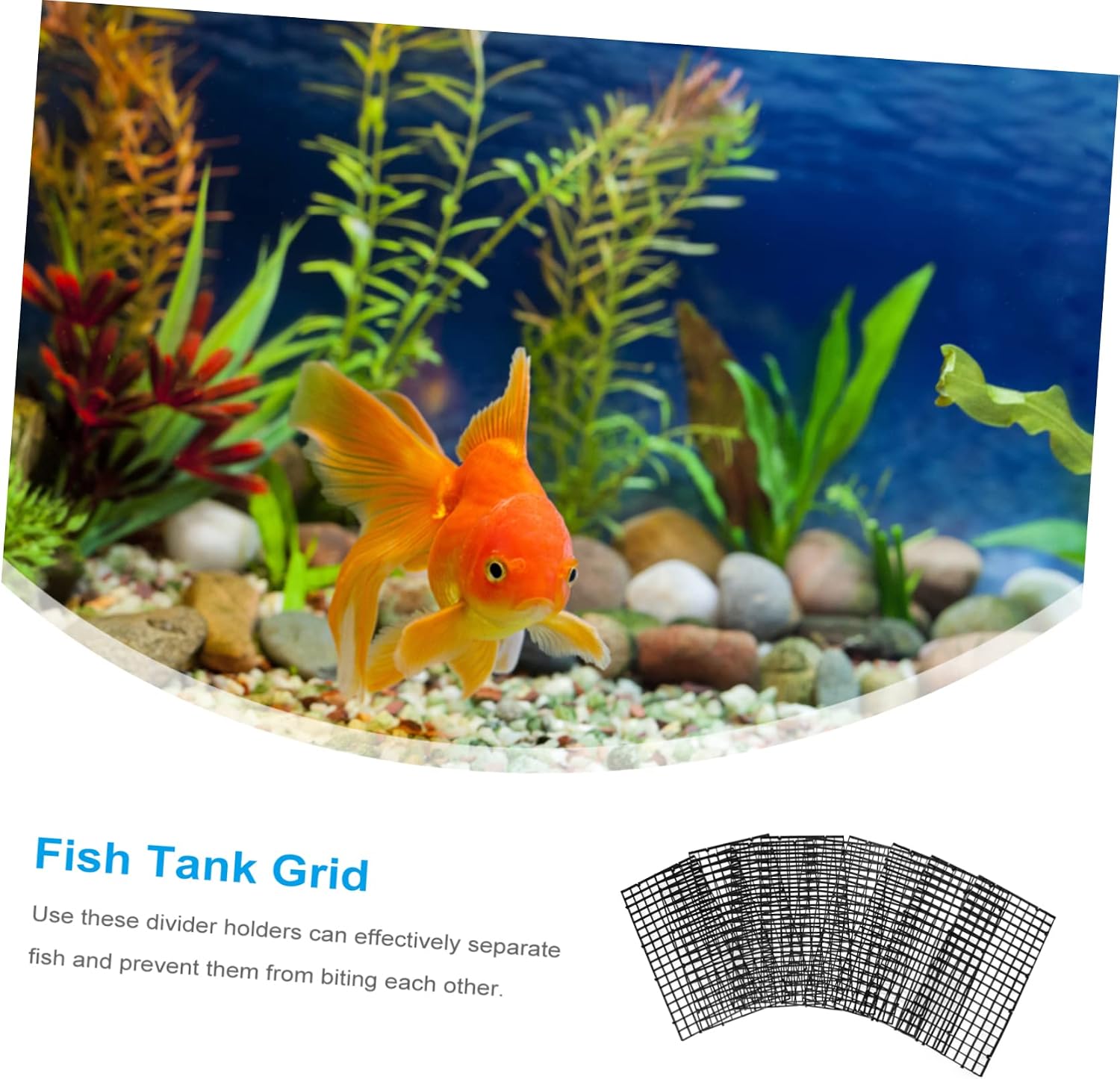 10pcs Fish Tank Divider Aquarium Isolation Panels for Easy Maintenance for Fish Survival and Separation of Aggressive Species