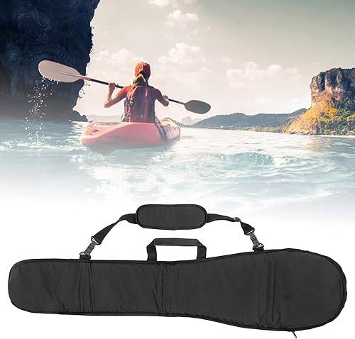 Miniatura 3 de Bolsa de remo para kayak, canoa Kayak Split Paddle Bolsa de transporte Bolsa de almacenamiento para remo (negro)