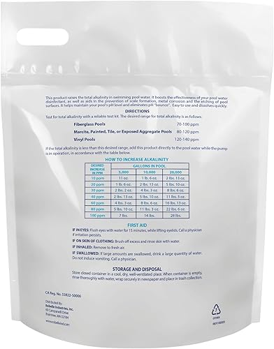 Miniatura 5 de Robelle 2256 Equilibrador de control total de alcalinidadpH para piscinas, 10 libras