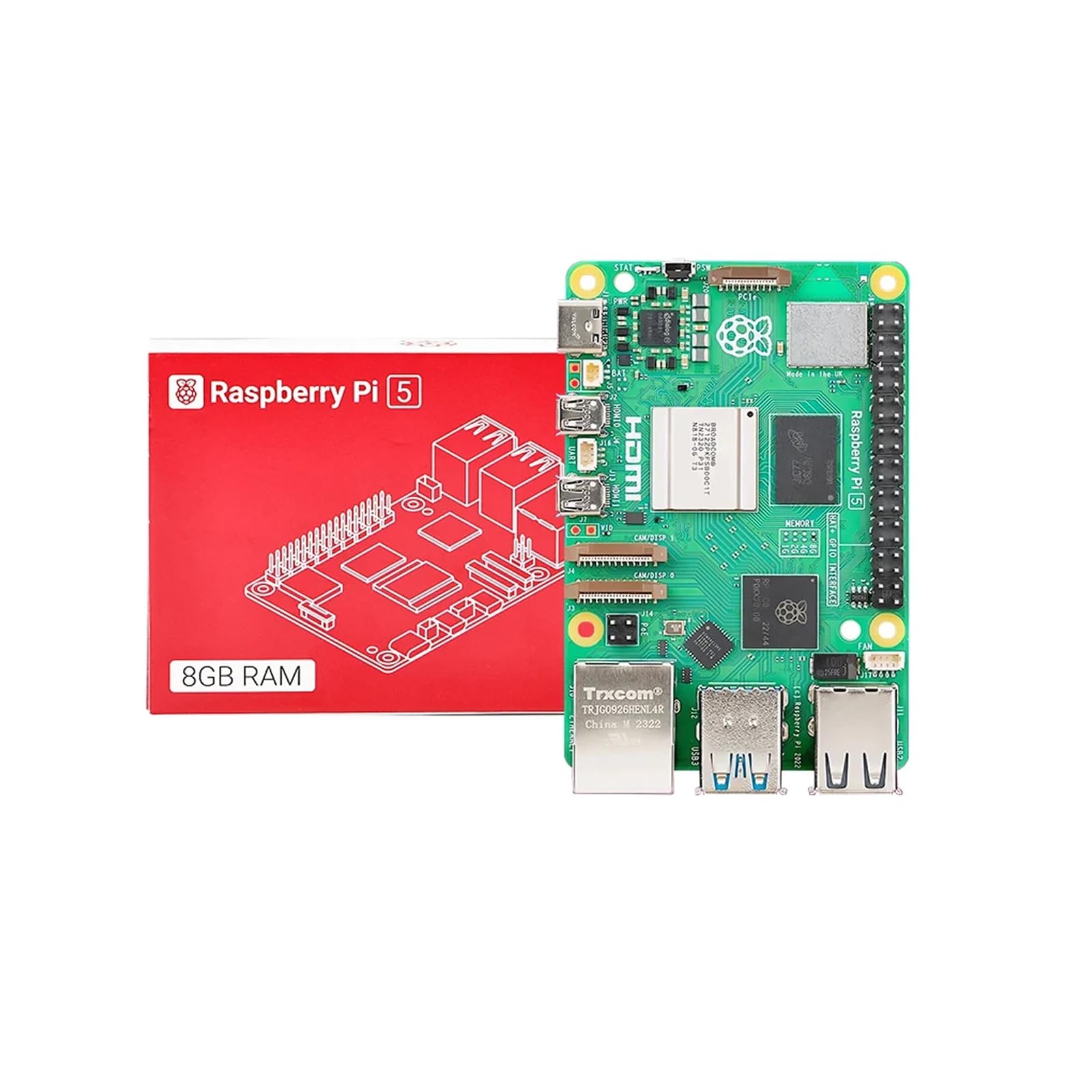 Amazon.co.jp: WayPonDEV Raspberry Pi 5 ラズベリーパイ 5 シングル 