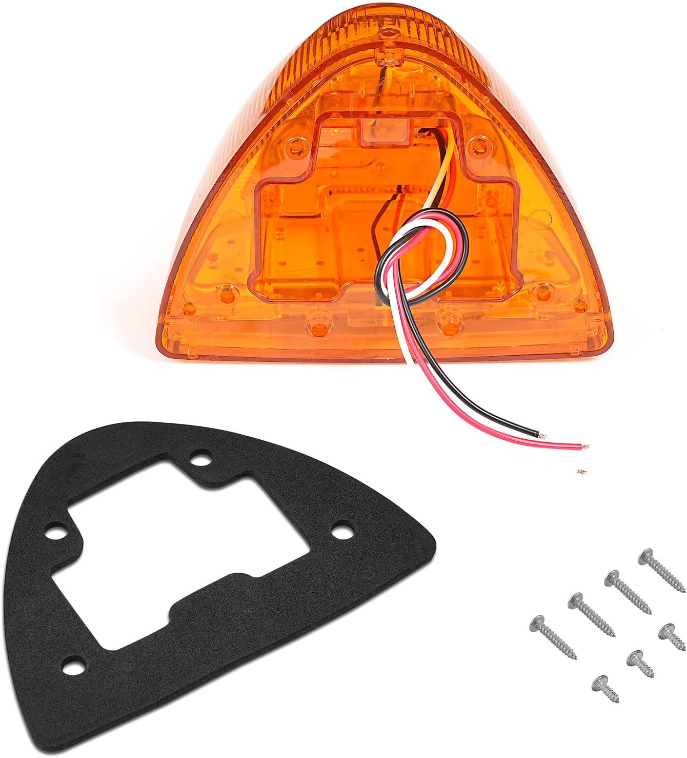 2Pcs Amber Headlight 31 LED Turn Signal Indicators Running Park Lights, Replacement for Peterbilt 359 357 365 378 379 Headlight Turn Signal Lights