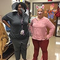 Vista 30 de HODRME - Diadema de orejas y cuernos de animales de felpa, para Halloween, Navidad, festival, fiesta temática de animales, cosplay, o disfraz