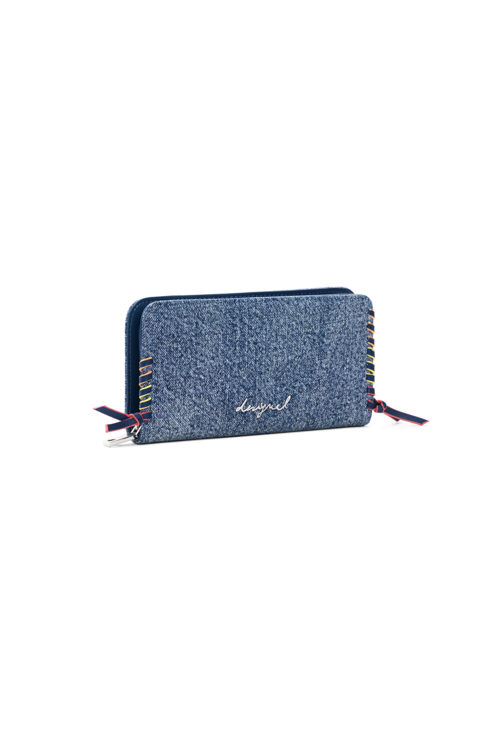 Desigual Geldbörse Torio Denim Wallet Denim Raw blau