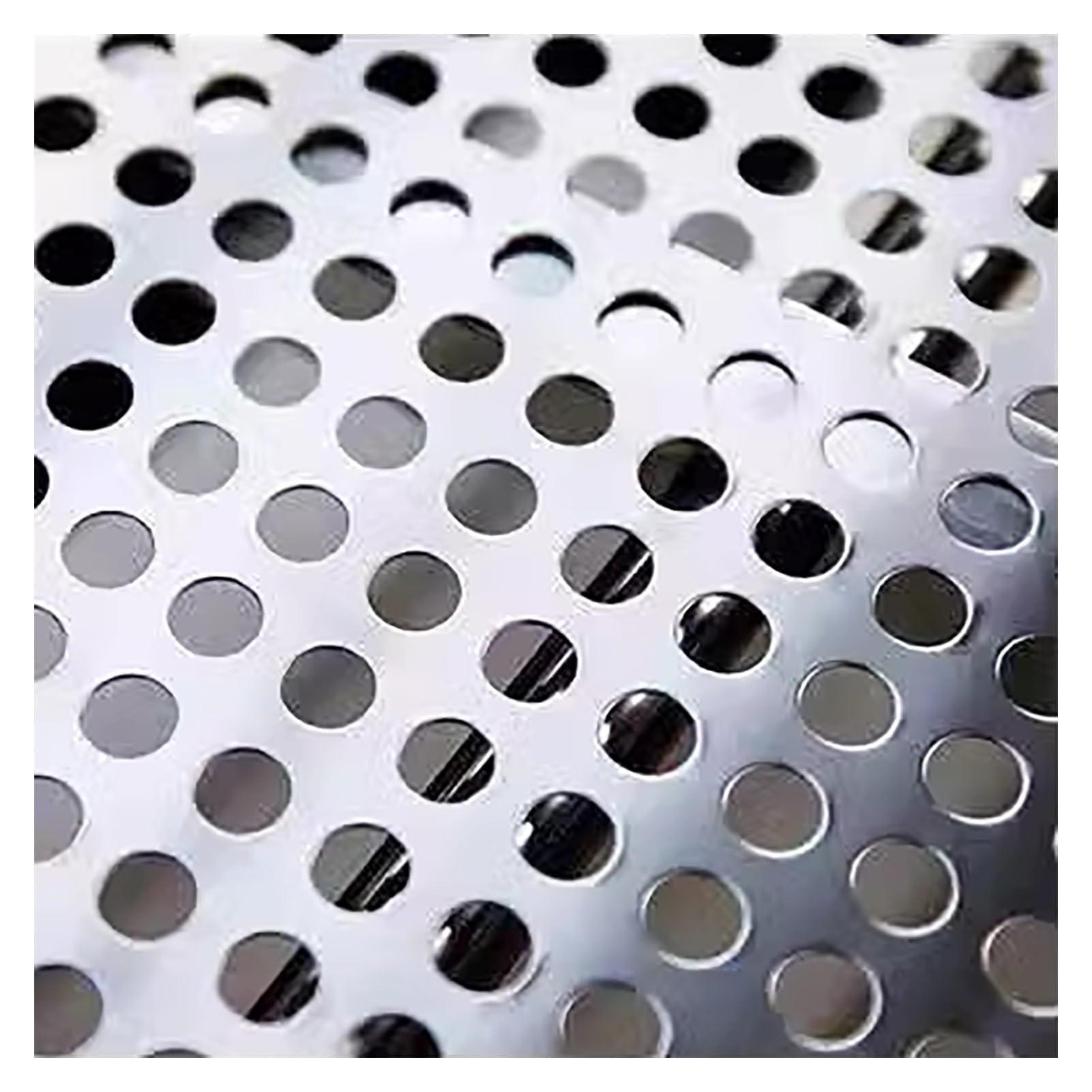 Generico Pannelli di tamponamento for balaustra, lamiere perforate, Schermo in lamiera Metallica Lamiera Perforata in Acciaio Inossidabile 304 for ringhiera del Balcone, Patio(70x120cm)