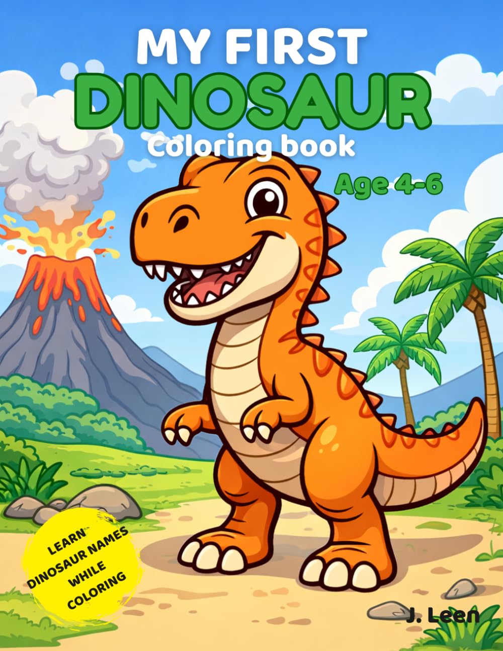 My first Dinosaur Coloring book
