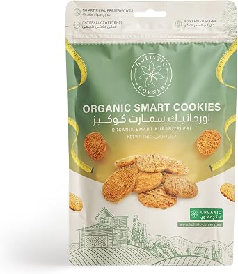 Holistic Corner Organik Smart Kurabiye, 75g, Do al Tatland r lm , Rafine  ekersiz