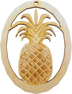 Personalized Pineapple Christmas Ornament, Pineapple Gifts for Her, Him, Couples, Southern Souvenirs Gifts