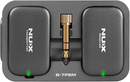 Miniatura 2 de NUX B-7PSM Sistema de monitoreo intrauditivo inalámbrico de 58 GHz estuche de carga incluido transmisión de audio estéreo