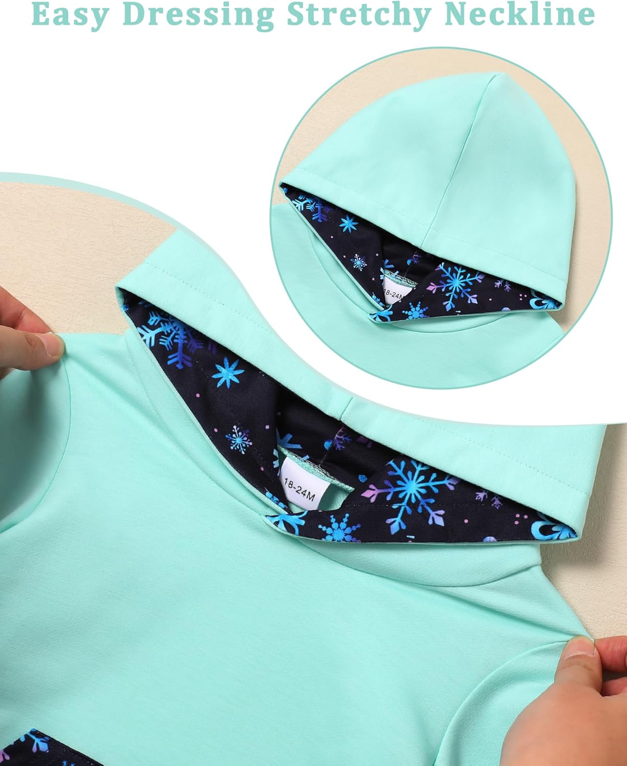 Toddler Girl Clothes 1-6Y Hooded Sweatshirt+Floral Pants 2Pcs Toddlers Girls Outfits Sweatsuits - Image 3