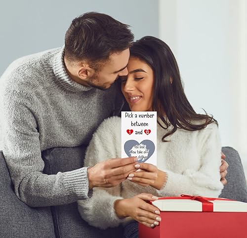 Vista 3 de SICOHOME Tarjetas divertidas para el día de San Valentín, tarjetas divertidas de San Valentín para ella, él, tarjetas de regalo traviesas