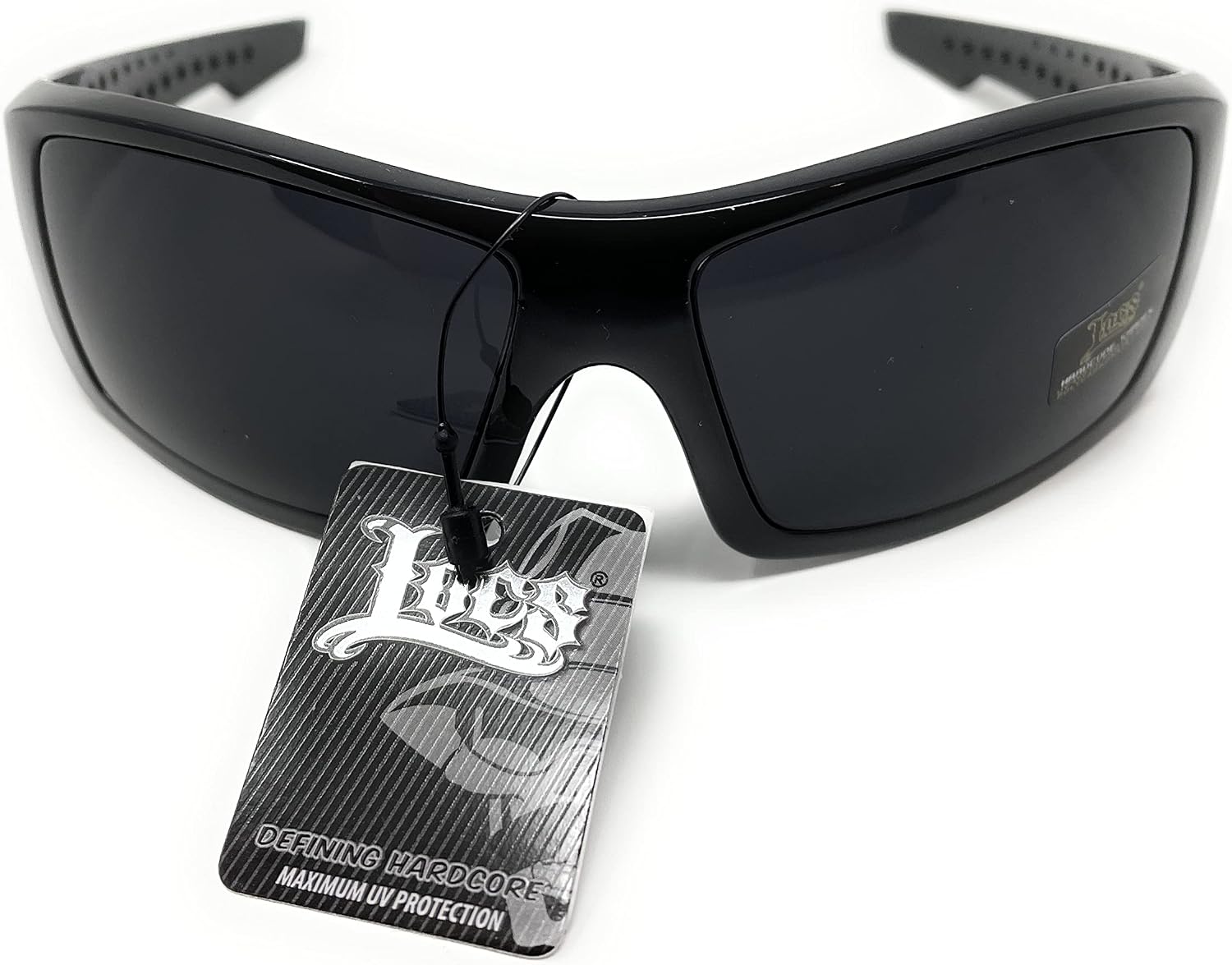 Locs Men's Rectangular Hardcore Wrap Sunglasses - 9054 & 91264 Series