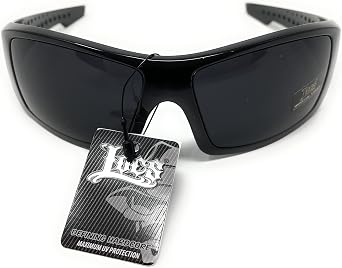 Locs Men's Rectangular Hardcore Wrap Sunglasses - 9054 & 91264 Series