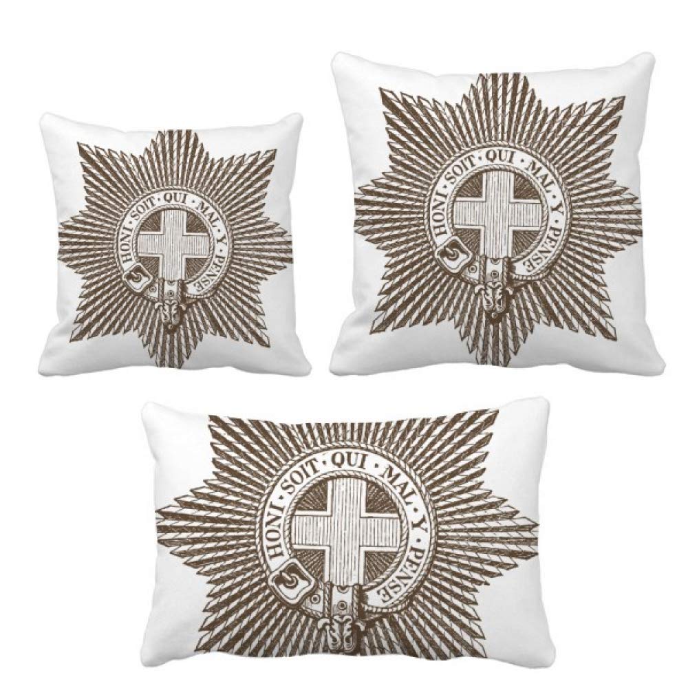 Housse de coussin étoile noire et blanche en coton motif géométrique pour salon