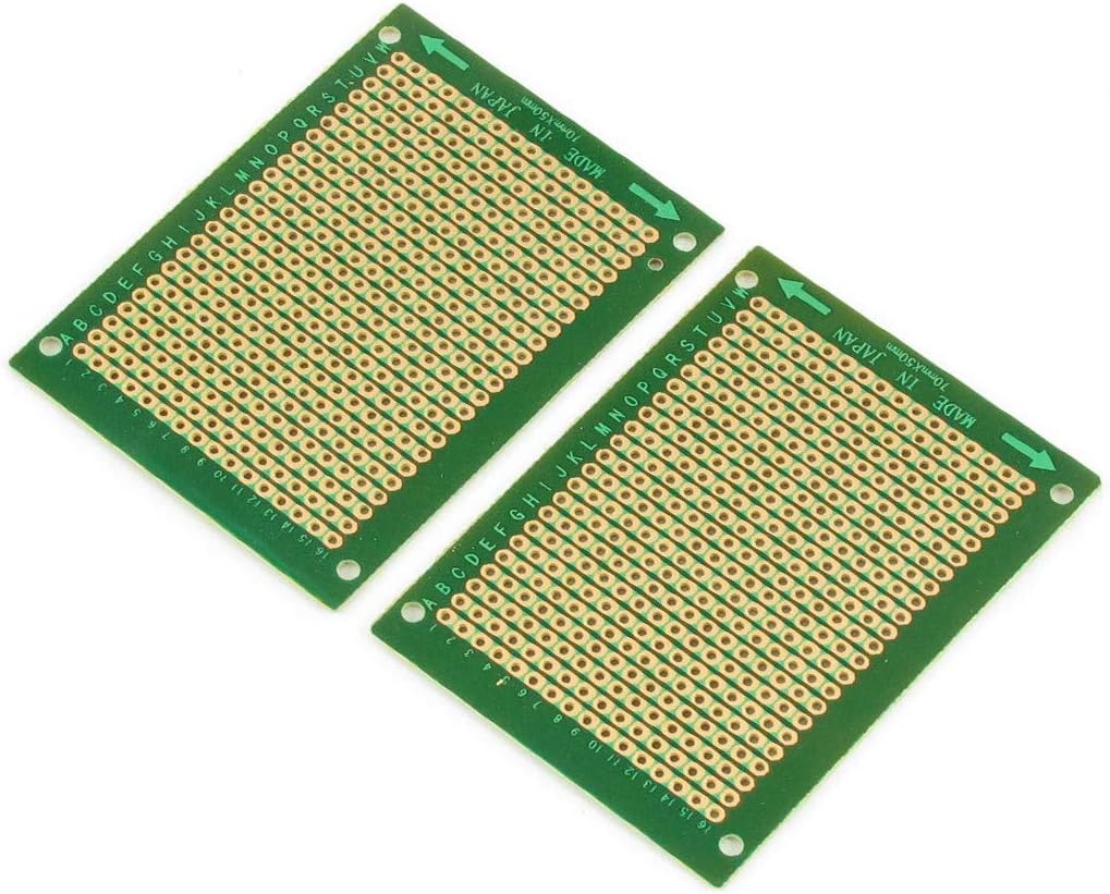 New Lon0167 50mmx70mm DIY FR4 PCB Circuit Board Prototyping Prototype Stripboard(50mmx70mm DIY FR4 Leiterplatte Prototyping Prototyp Stripboard