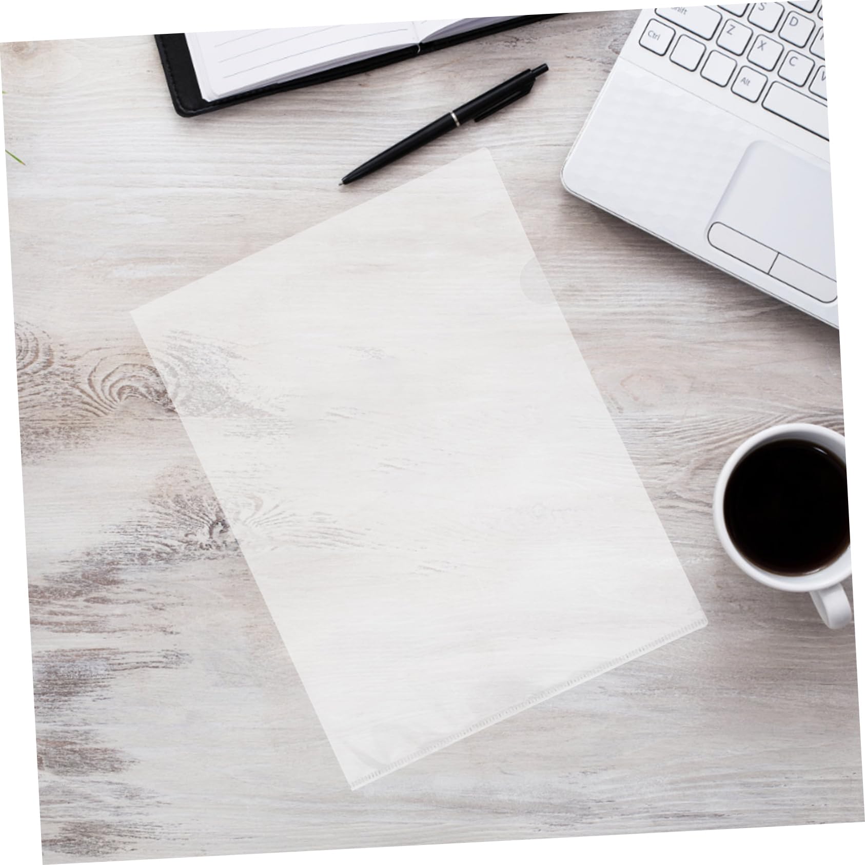 Carpeta A4 en L Transparente 100 Unidades de Plástico para Archivos | Decoracion Colegio, Funda Clasificadora para Documentos, Resistente al Agua, Uso en Oficina y Hogar