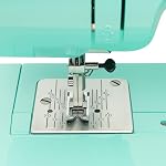 Janome Arctic Crystal Easy-to-Use Sewing Machine with Interior Metal Frame, Bobbin Diagram, Tutorial Videos, Made with Beginners in Mind!, Turquiose