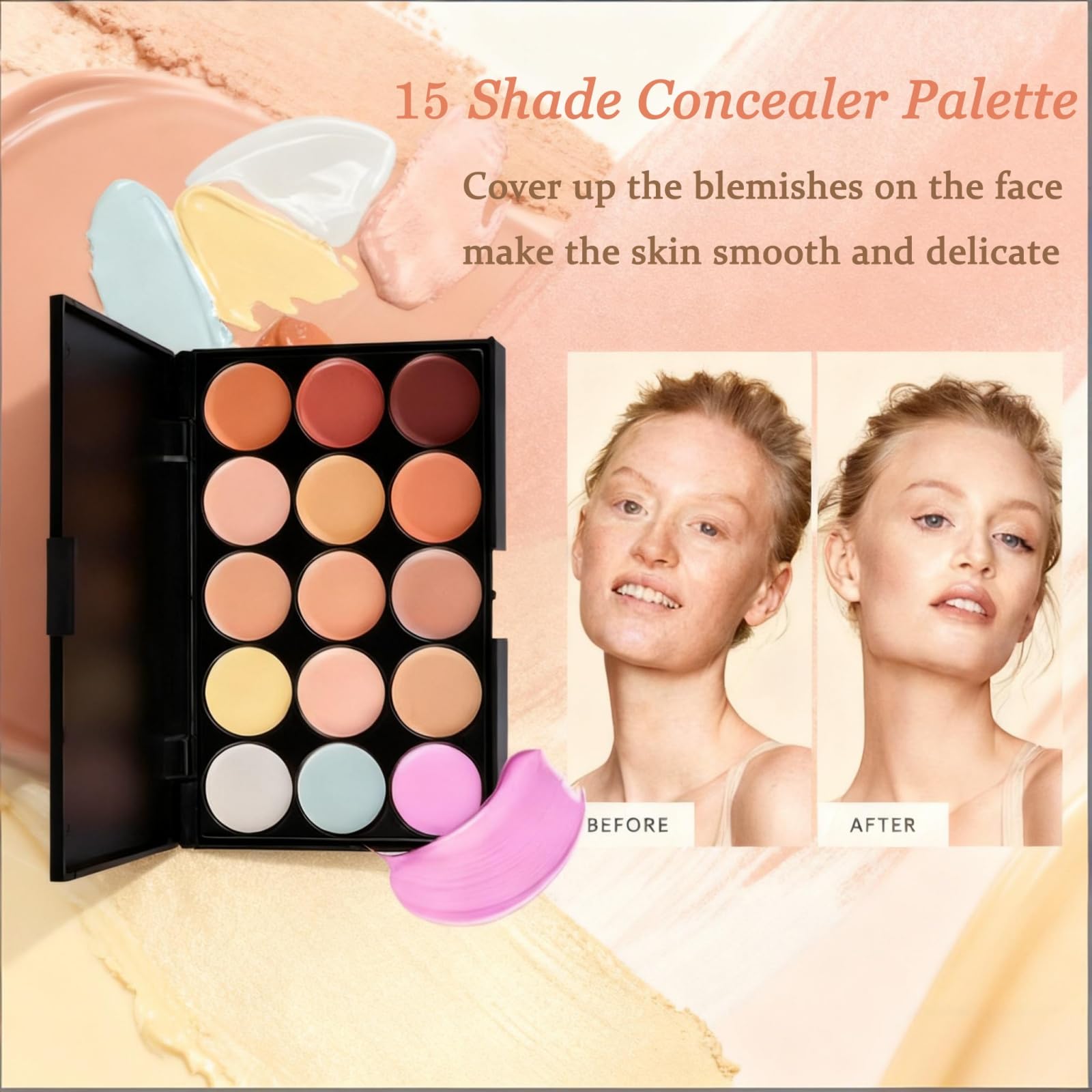 Trousse Trucchi Donna & Ragazza 24 Pezzi - Set Cosmetics Tutto-in-Uno con Palette ombretti occhi, lucidalabbra, correttore, mascara, pennelli trucco - Ideale per Principianti e Come Regalo