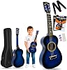 Fourtune Loki T-80BL 6 Telli Mavi Çocuk Gitarı Gerçek Ağaç (Mavi)