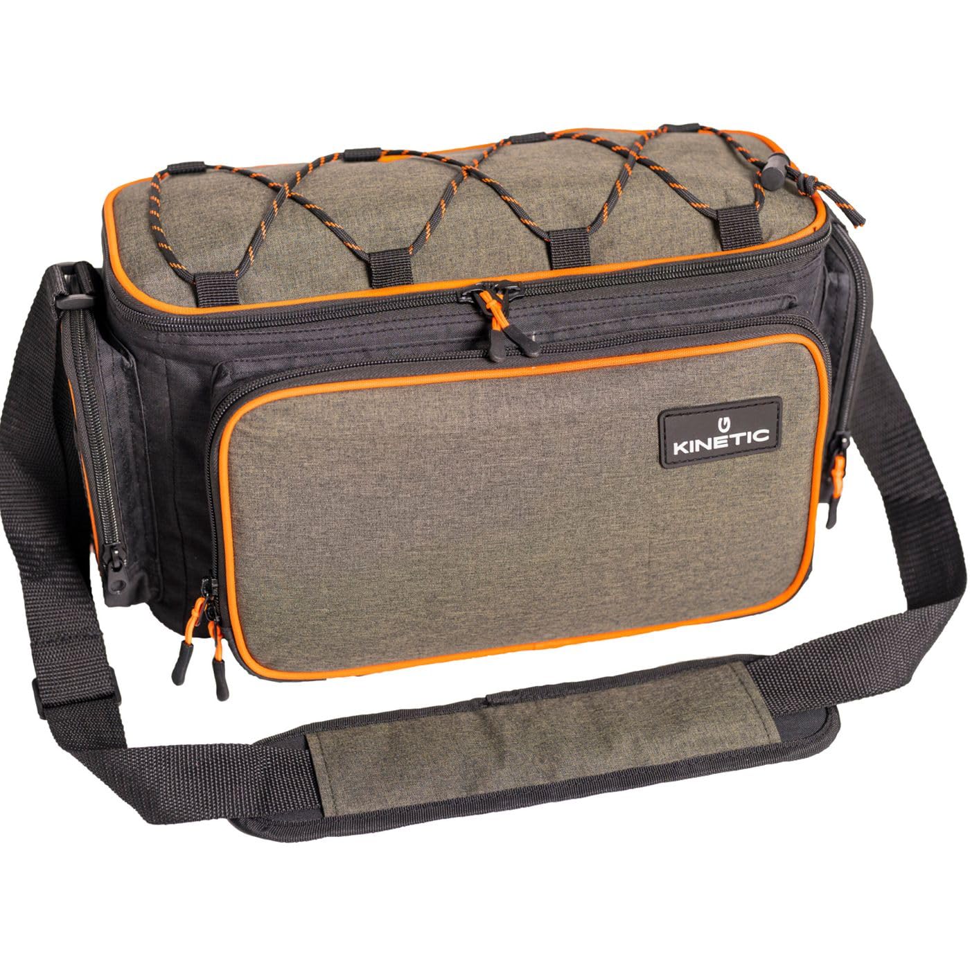 Kinetic Lure Shoulder Bag Angeltasche, 46 x 22 x 20 cm, mit Köderbox, Ködertasche, Kunstködertasche