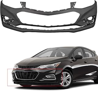 Front Bumper Cover Primered Replacement for 2016 2017 2018 Cruze Sedan 4-Door